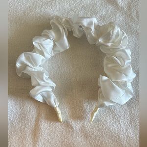 Forever 21 white satin headband